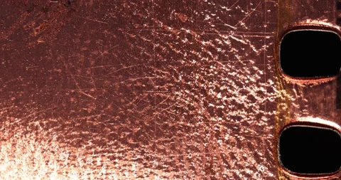 Damage Film Burned In A Fire Stock Footage 206166370