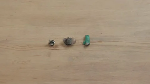 Damaged Accumulators Battery Stock Footage 133870100