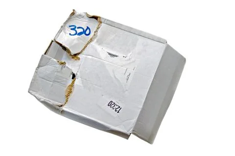 Damaged box Stock Photos