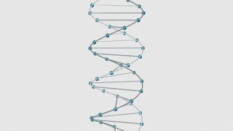 Damaged Broken DNA Strand - 4K ProRes 4444 Stock Footage 330209755