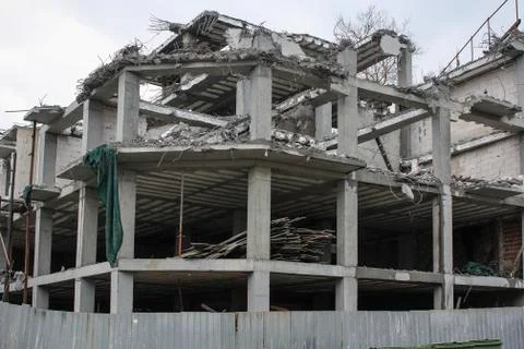 Damaged building Stock Photos