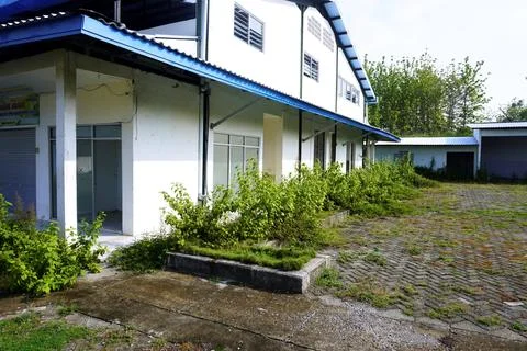 The damaged building Stock Photos