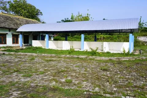 The damaged building Stock Photos