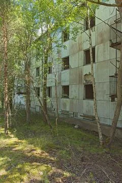 Damaged building. Stock Photos