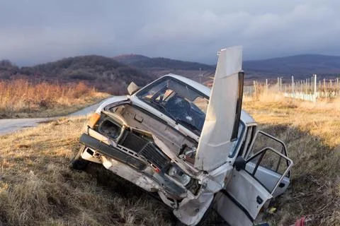 Damaged car Stock Photos