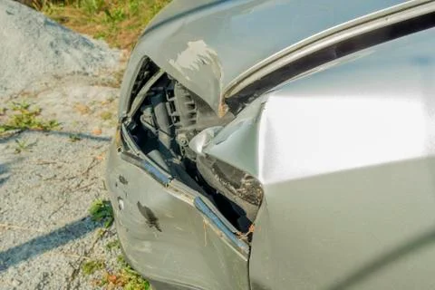 Damaged Car. Stock Photos