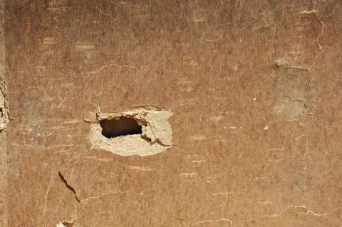 Damaged cardboard Stock Photos