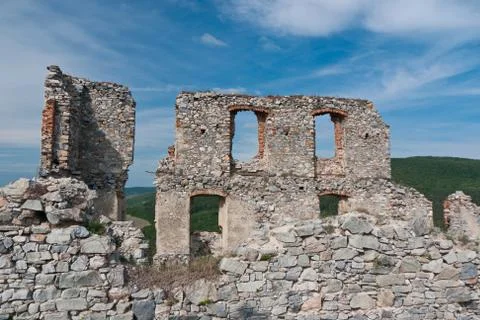 Damaged castle Foto stock