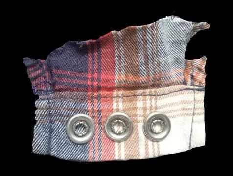 Damaged Cloth Surface Showing Aging and Wear Stock Illustration