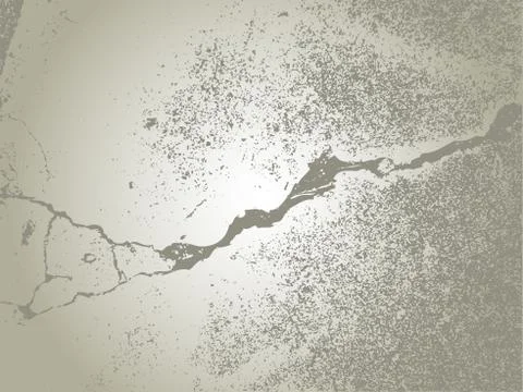 Damaged concrete Stock Illustration