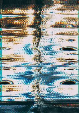 Damaged effect distortion noise static texture art Foto stock