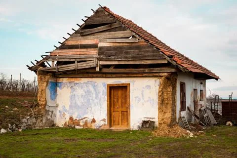 Damaged house Stock Photos