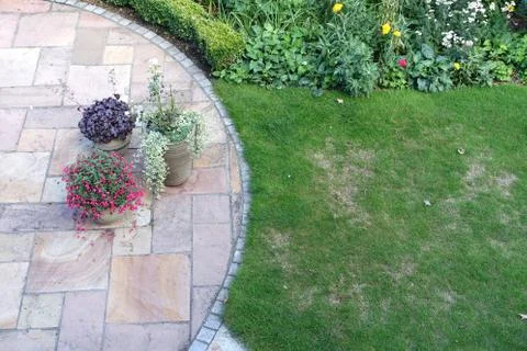 Damaged lawn Stock Photos