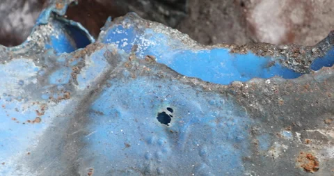 Damaged Old Plastic Texture macro shot Stock Footage 320358580