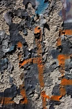 Damaged old wall Stock Photos