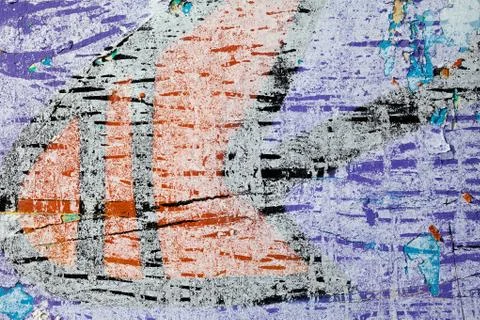 Damaged old wall Stock Photos