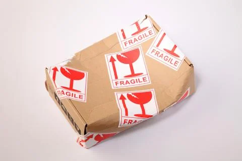 Damaged package Foto stock