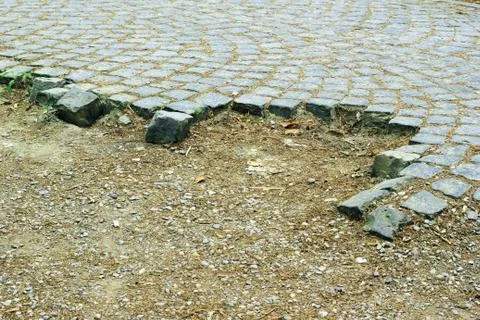 Damaged pavement Stock Photos
