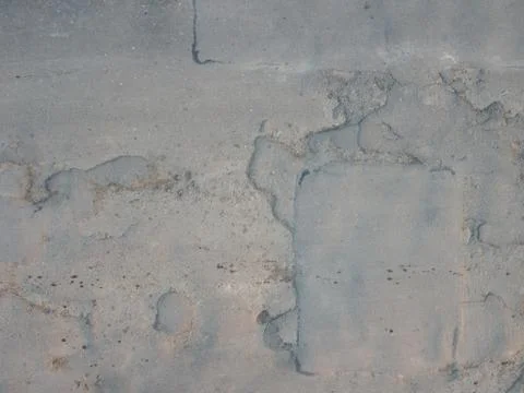 Damaged road surface. Broken asphalt. 스톡 사진