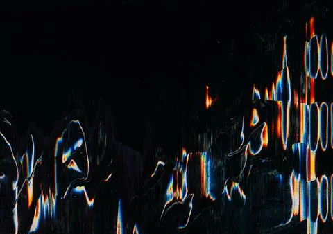 Damaged screen glitch overlay distorted display Stockillustratie