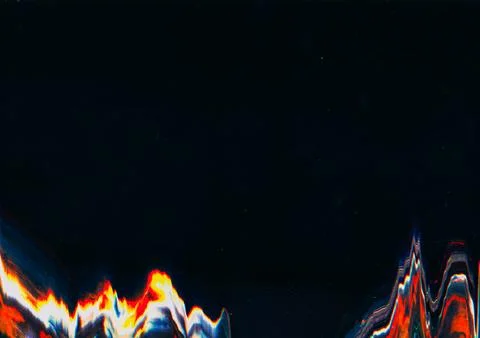 Damaged screen glitch overlay flare effect digital Illustrazione stock