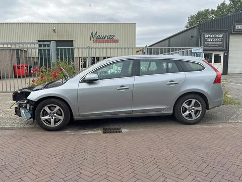 Damaged Volvo V50 Stock Photos