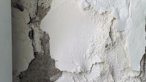 Damaged wall from moisture. Stock Footage 151320603
