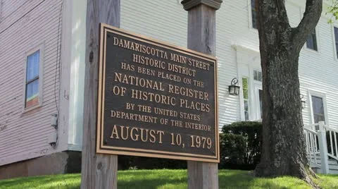 Damariscotta, Maine 스톡 동영상 11128833