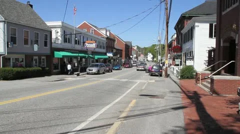 Damariscotta, Maine 스톡 동영상 11128836