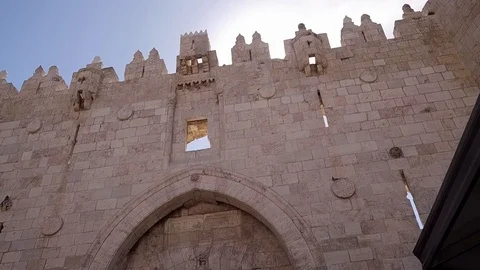 Damascus Gate 4 - Jerusalem Vídeos de archivo 90870536