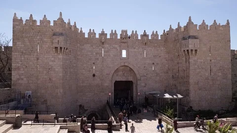 Damascus Gate 5 - Jerusalem Vídeos de archivo 90870716