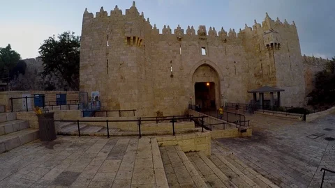 Damascus Gate Stock Footage 101298888