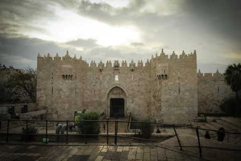 Damascus Gate - Jerusalem Foto stock