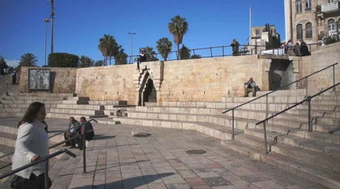 Damascus Gate, Old City of Jerusalem, Israel. Stock Footage 57417296