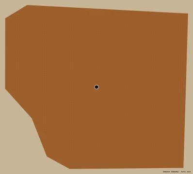 Damascus, province of Syria, on solid. Pattern Illustrazione stock