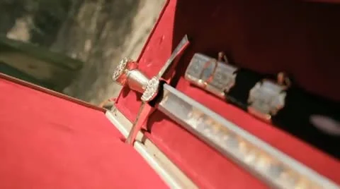 Damascus Sword Small Video stock 10679465