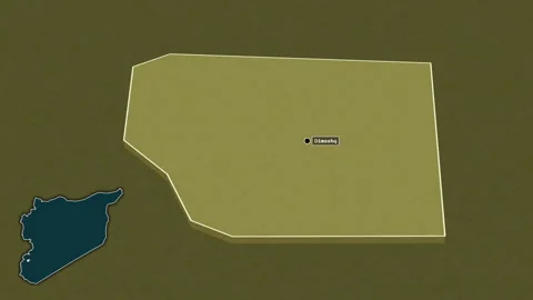 Damascus, Syria, extruded. Pattern Video stock 168165528