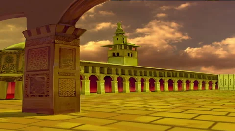 Damascus, Umayyad Mosque Stock Footage 45962081