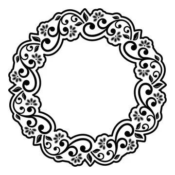 Damask Background With Arabesques in Oriental Style 스톡 일러스트