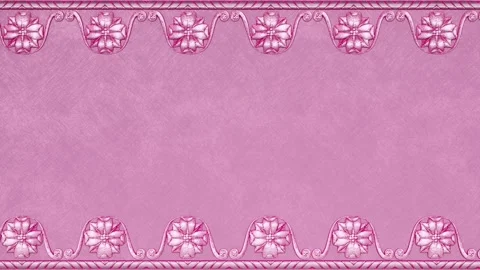 Damask background with border, pink lace wedding love template, greeting card Video stock 171139653