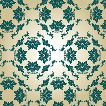 Damask background Stock Illustration