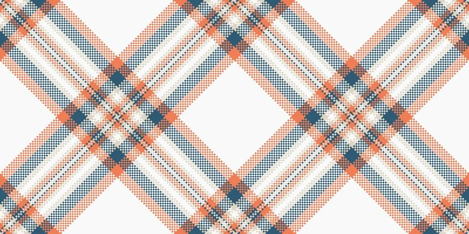 Damask background plaid vector, smooth tartan check pattern. Styled texture.. Stock Illustration