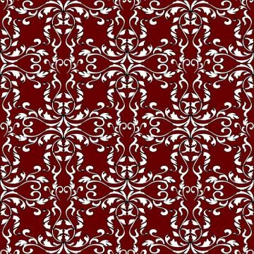 Damask Baroque vintage seamless pattern. Stock Illustration