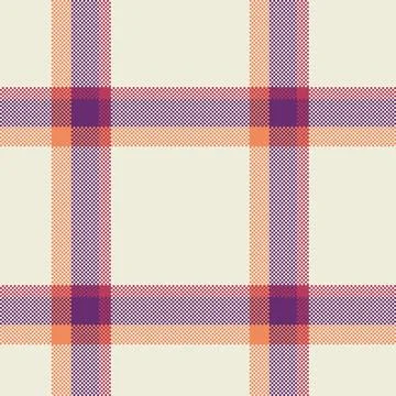 Damask check fabric texture, kilt pattern vector textile. Kingdom tartan se.. Illustrazione stock