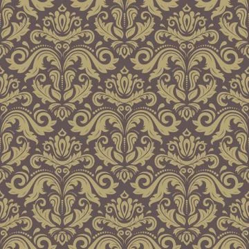 Damask Classic  Pattern Illustrazione stock