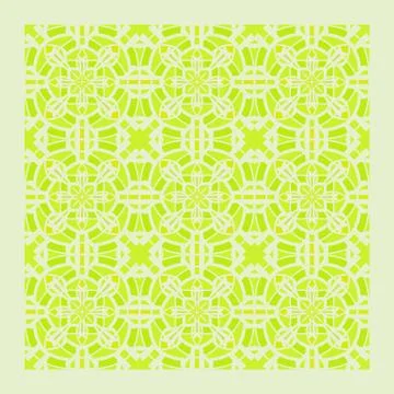 Damask color abstract  geometric pattern, vector seamless Stock Illustration