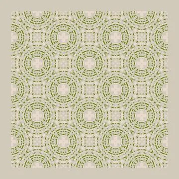 Damask color abstract  geometric pattern, vector seamless Stock Illustration