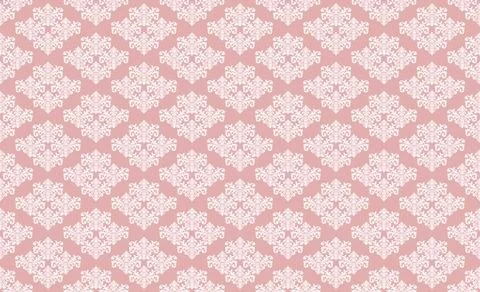 Damask Fabric textile seamless pattern backgground Luxury decorative Orname.. Stock Illustration