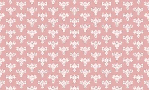 Damask Fabric textile seamless pattern backgground Luxury decorative Orname.. Stock Illustration