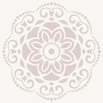 Damask  Orient Pattern 库存插图